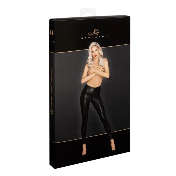 F274 Snake Wetlook Leggings mit Reißverschluss von Noir Handmade | Fesselliebe.de