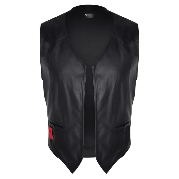 Herren Weste RMOliver001 schwarz von Regnes Fetish Planet | Fesselliebe.de