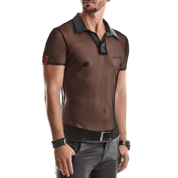 Herren T-Shirt RMRoberto001 schwarz von Regnes Fetish Planet | Fesselliebe.de