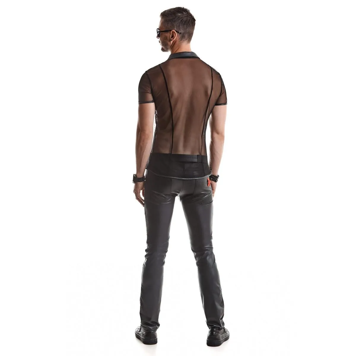 Herren T-Shirt RMRoberto001 schwarz von Regnes Fetish Planet | Fesselliebe.de