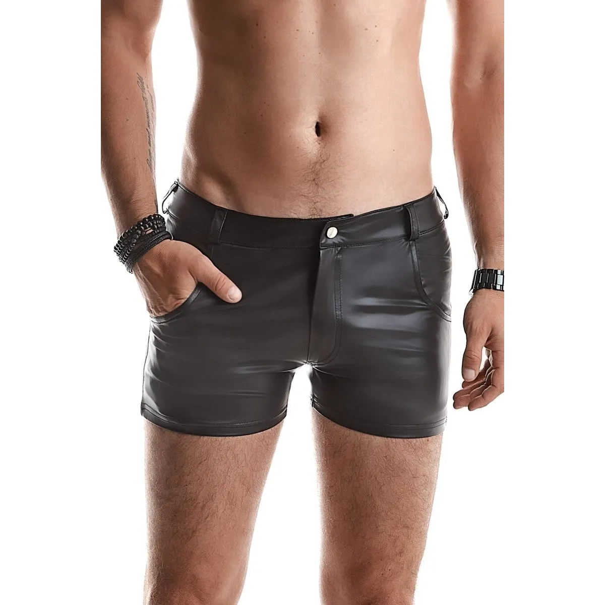 Herren Shorts RMFederico001 schwarz von Regnes Fetish Planet | Fesselliebe.de