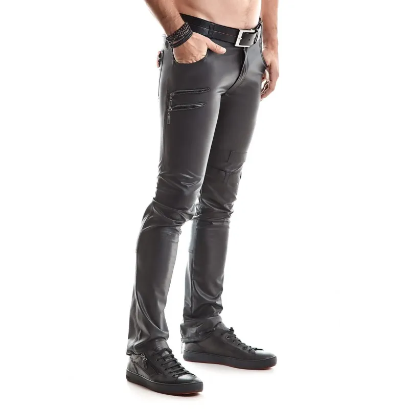 Lange Herren Hose RMTommaso001 schwarz von Regnes Fetish PLanet | Fesselliebe.de