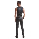 Lange Herren Hose RMTommaso001 schwarz von Regnes Fetish PLanet | Fesselliebe.de