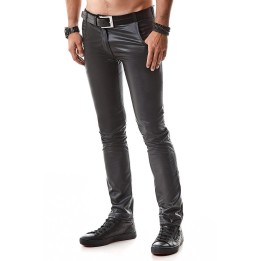 Lange Herren Hose RMVincenzo001 schwarz von Regnes Fetish PLanet | Fesselliebe.de