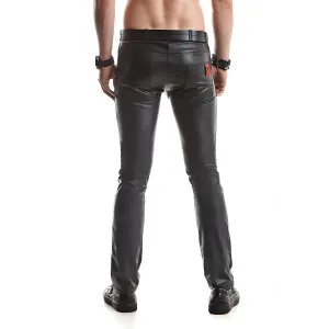 Lange Herren Hose RMVincenzo001 schwarz von Regnes Fetish PLanet