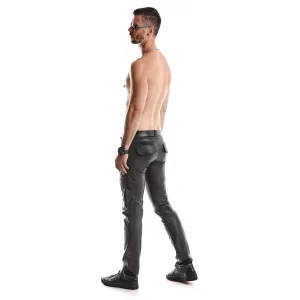 Lange Herren Hose RMMatteo001 schwarz von Regnes Fetish PLanet