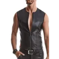 Herren Weste RMOttaviano001 schwarz von Regnes Fetish Planet