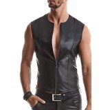 Herren Weste RMOttaviano001 schwarz von Regnes Fetish Planet | Fesselliebe.de