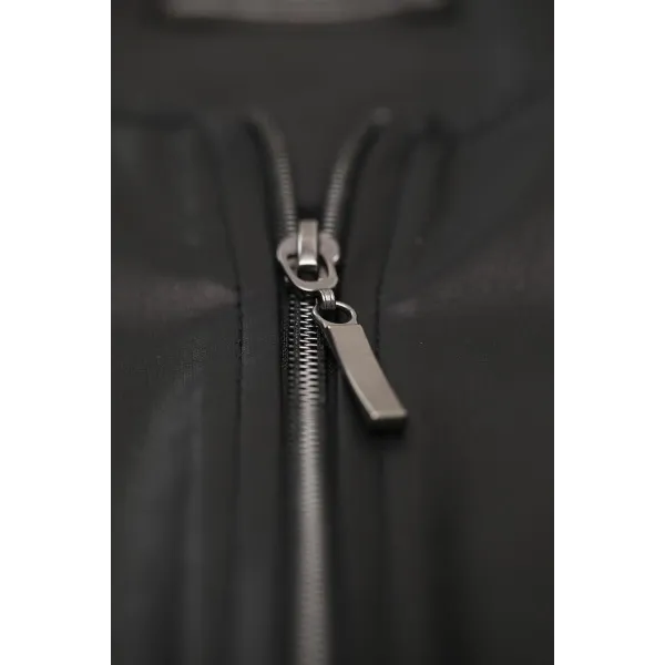 Herren Weste RMOttaviano001 schwarz von Regnes Fetish Planet | Fesselliebe.de