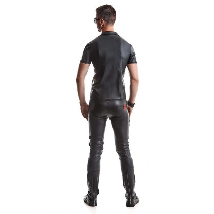 Herren T-Shirt RMRemo001 schwarz von Regnes Fetish Planet Red Mark 2 | Fesselliebe.de