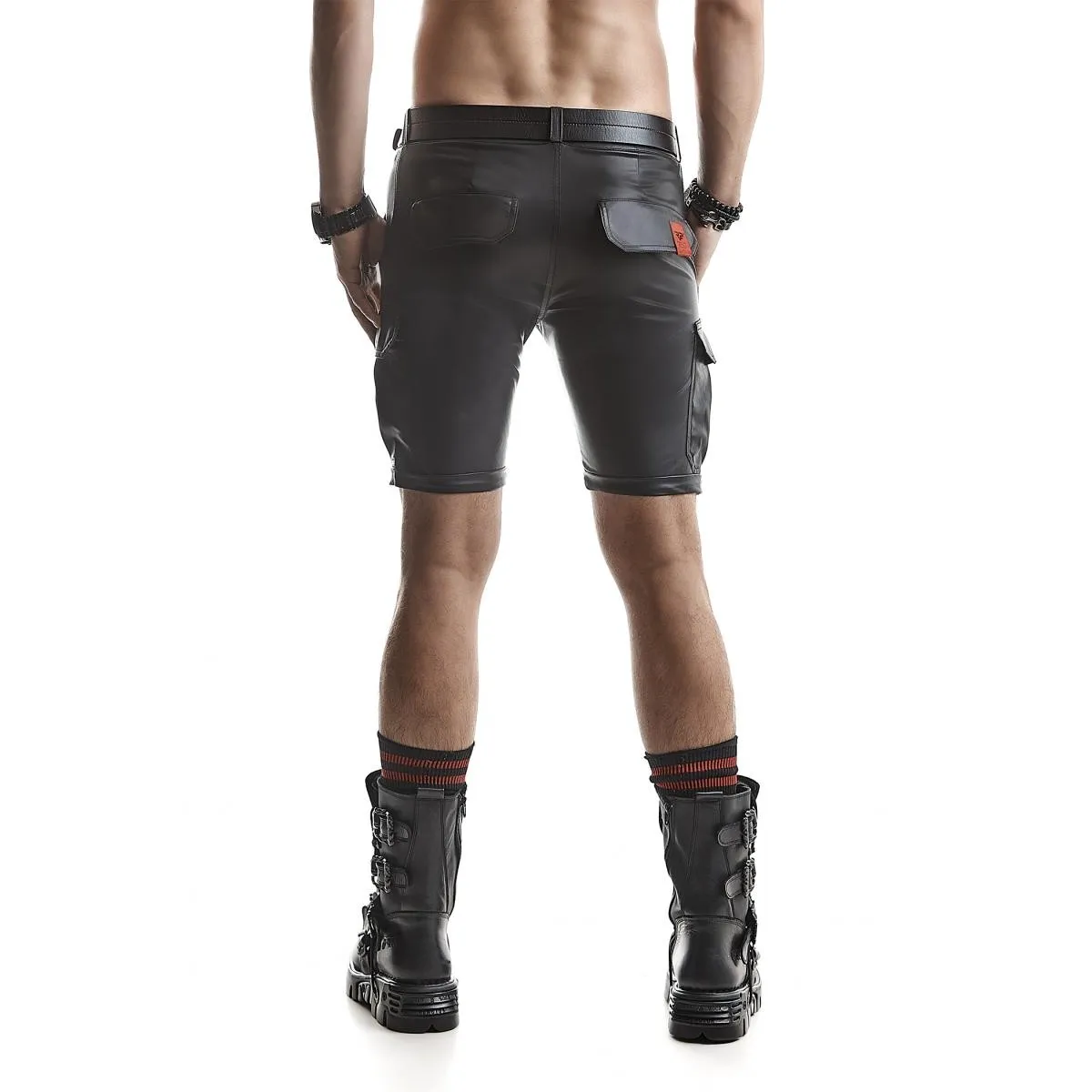 Herren Shorts RMLorenzo001 schwarz von Regnes Fetish Planet Red Mark 2 | Fesselliebe.de
