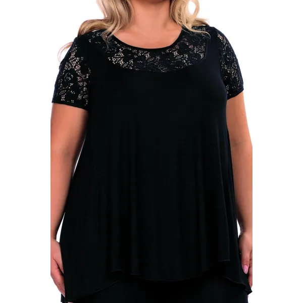 Schwarzer Pyjama H182234 von Hamana | Fesselliebe.de