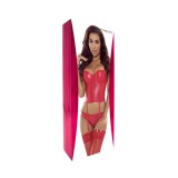 Rotes Hard Chic Corset von PRovocative | Fesselliebe.de