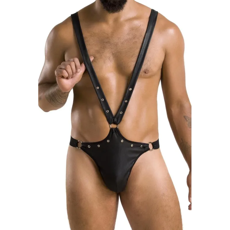 Schwarzer String-Body 028 von Passion | Fesselliebe.de