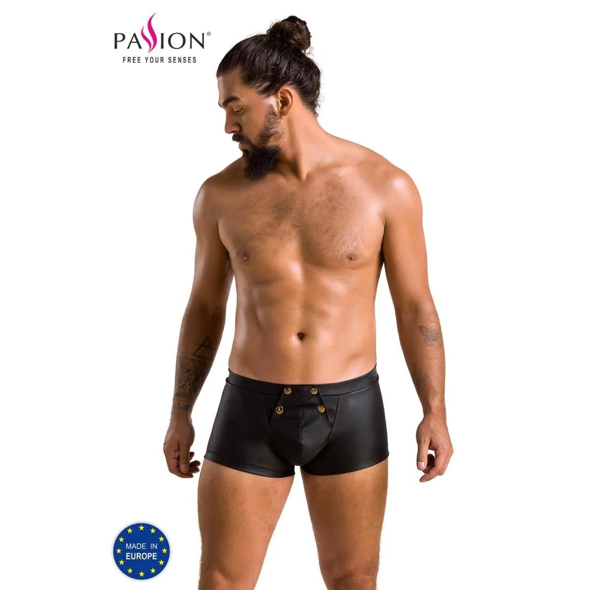 Schwarzer Herren Shorts 050 von Passion | Fesselliebe.de