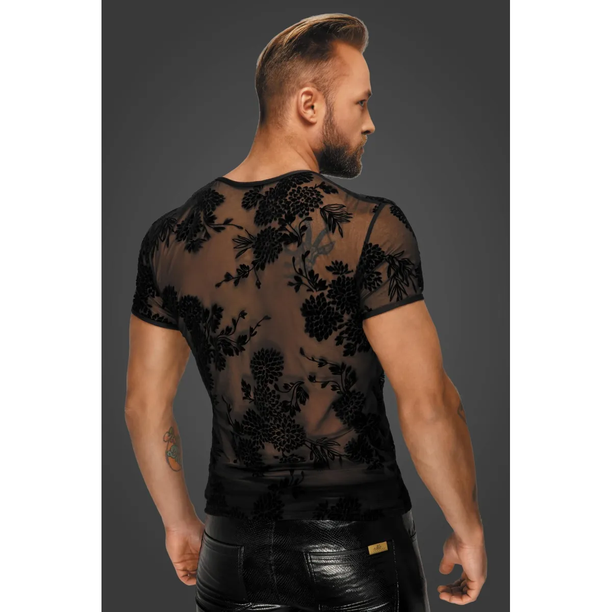Flower Flock T-Shirt H073 von Noir Handmade Alpha Collection | Fesselliebe.de
