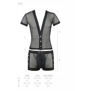 Schwarzes Set 052 von Passion