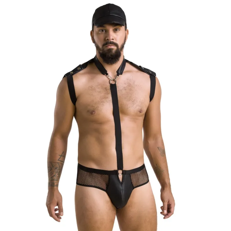 Schwarzes Harness Set 038 von Passion | Fesselliebe.de