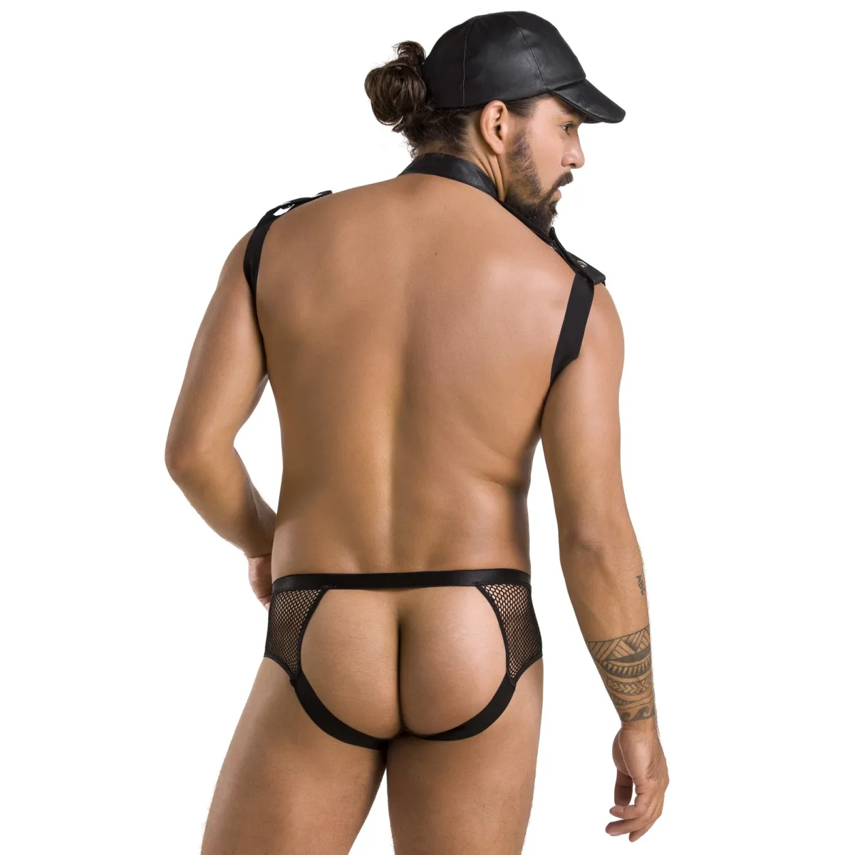 Schwarzes Harness Set 038 von Passion | Fesselliebe.de