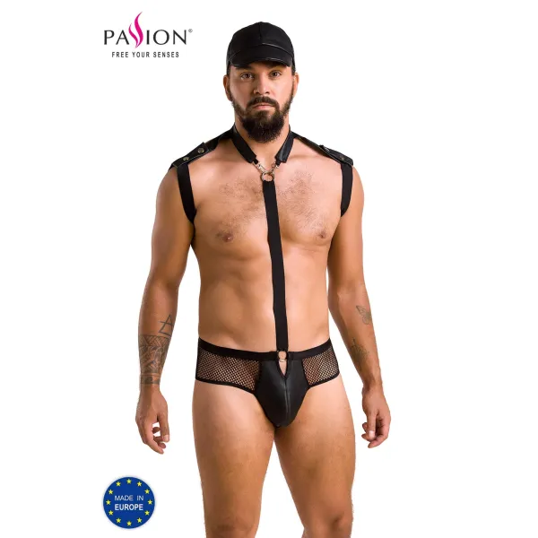 Schwarzes Harness Set 038 von Passion | Fesselliebe.de