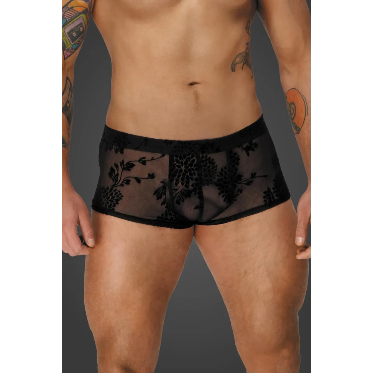 Flower Flock Shorts H074 von Noir Handmade Alpha Collection | Fesselliebe.de