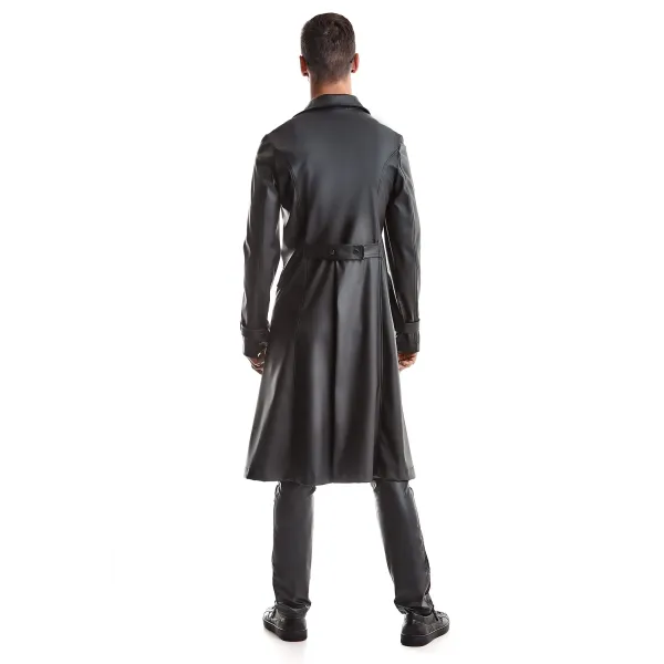 Halblanger Herren Mantel RMMassiomo001 von Regnes Fetish Planet Red Mark 2 | Fesselliebe.de