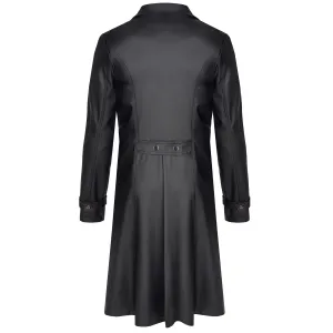 Halblanger Herren Mantel RMMassiomo001 von Regnes Fetish Planet Red Mark 2