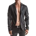 Herren Jacke RMNicola001 schwarz von Regnes Fetish Planet Red Mark 2