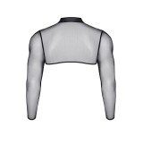 Crop Top REGaspar001 schwarz von RFP Razor’s Edge Kollektion | Fesselliebe.de