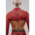 Crop Top RELeonel001 schwarz/rot von RFP Razor’s Edge Kollektion