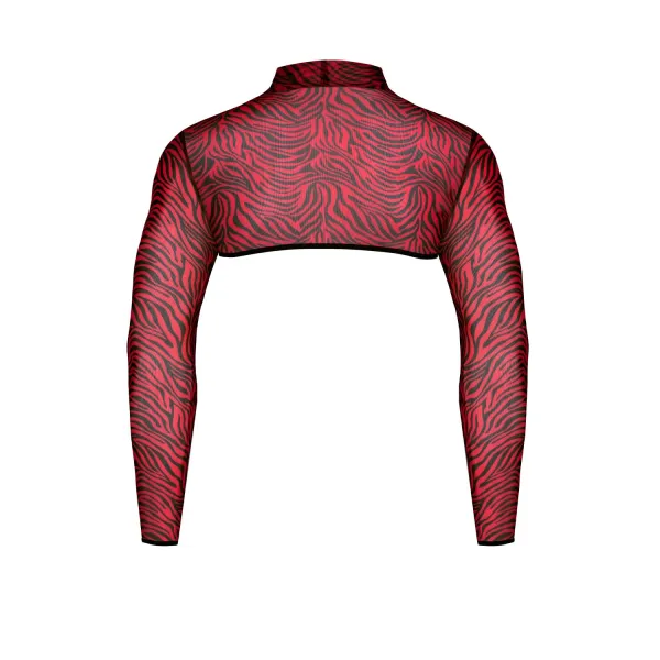 Crop Top RELeonel001 schwarz/rot von RFP Razor’s Edge Kollektion | Fesselliebe.de