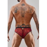 Netz-Slip REAndres001 schwarz/rot von RFP Razor’s Edge Kollektion | Fesselliebe.de