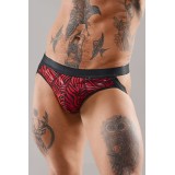 Jock Strap REPatrick001 schwarz/rot von RFP Razor’s Edge Kollektion | Fesselliebe.de