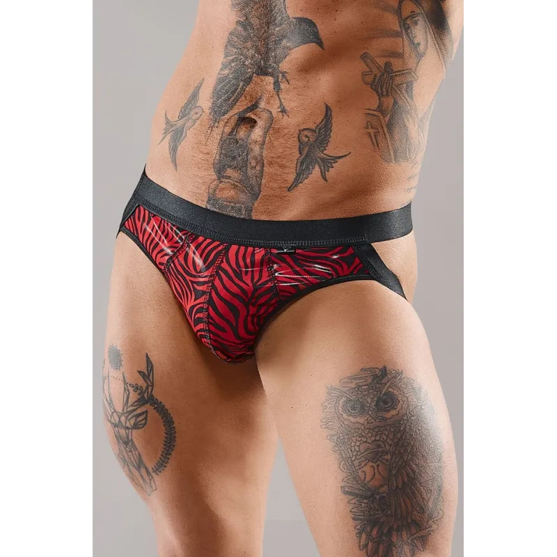 Jock Strap REPatrick001 schwarz/rot von RFP Razor’s Edge Kollektion | Fesselliebe.de
