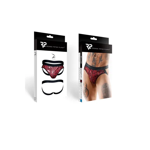 Jock Strap REPatrick001 schwarz/rot von RFP Razor’s Edge Kollektion | Fesselliebe.de
