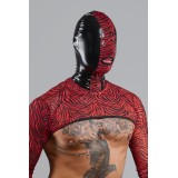 Maske REMaskblack002 schwarz/rot von RFP Razor’s Edge Kollektion | Fesselliebe.de