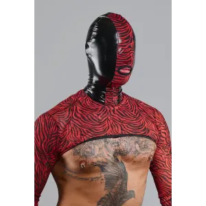 Maske REMaskblack002 schwarz/rot von RFP Razor’s Edge Kollektion | Fesselliebe.de