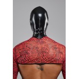 Maske REMaskblack002 schwarz/rot von RFP Razor’s Edge Kollektion | Fesselliebe.de
