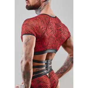 Harness T-Shirt RERodrigo001 schwarz/rot von RFP Razor’s Edge Kollektion