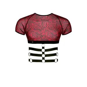 Harness T-Shirt RERodrigo001 schwarz/rot von RFP Razor’s Edge Kollektion