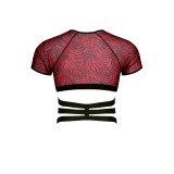 Harness T-Shirt RERodrigo001 schwarz/rot von RFP Razor’s Edge Kollektion | Fesselliebe.de
