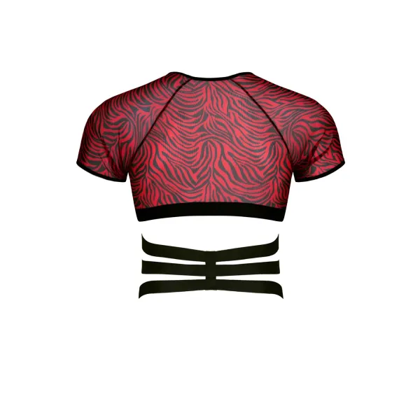 Harness T-Shirt RERodrigo001 schwarz/rot von RFP Razor’s Edge Kollektion | Fesselliebe.de