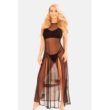 Schwarzes Nachtkleid KA922448 von Kalimo | Fesselliebe.de
