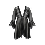 Schwarzes Peignoir PA596618 von Passion | Fesselliebe.de