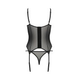 Schwarzes Corset PA596657 von Passion | Fesselliebe.de