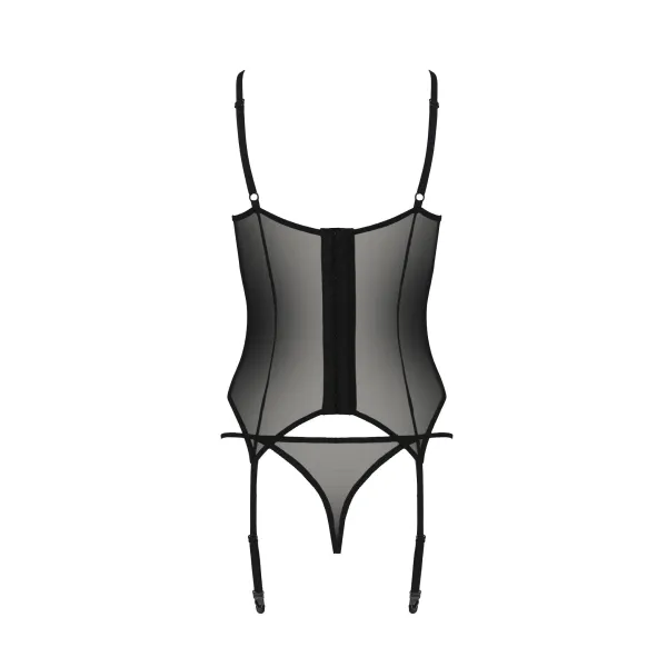 Schwarzes Corset PA596657 von Passion | Fesselliebe.de