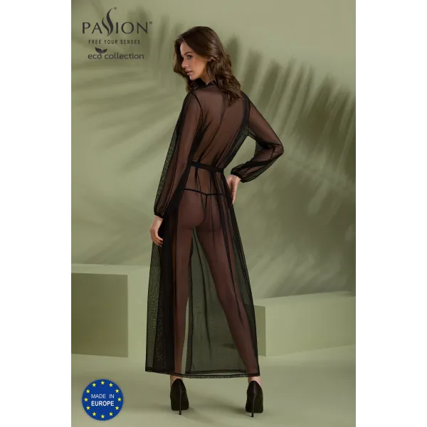 Schwarzes Peignoir PA596660 von Passion | Fesselliebe.de