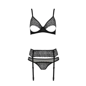 Schwarzes 3-teilges Set PA596663 von Passion