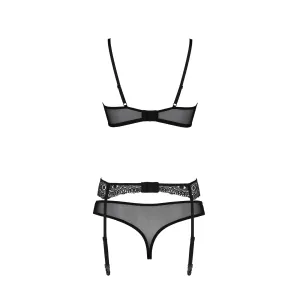 Schwarzes 3-teilges Set PA596663 von Passion