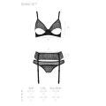Schwarzes 3-teilges Set PA596663 von Passion